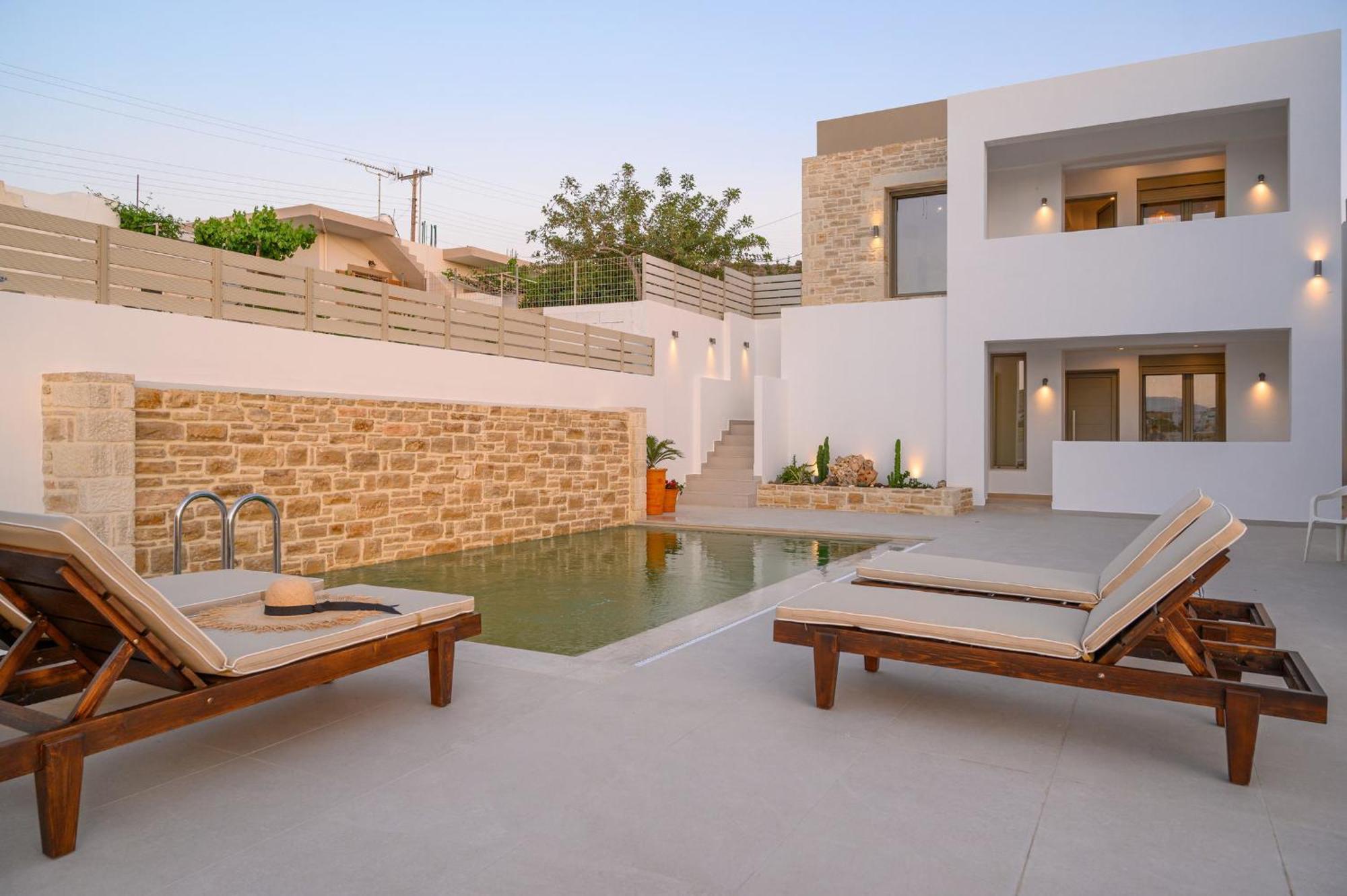 Ammokrinos Luxury Homes,150M From The Beach Kalamáki Kültér fotó