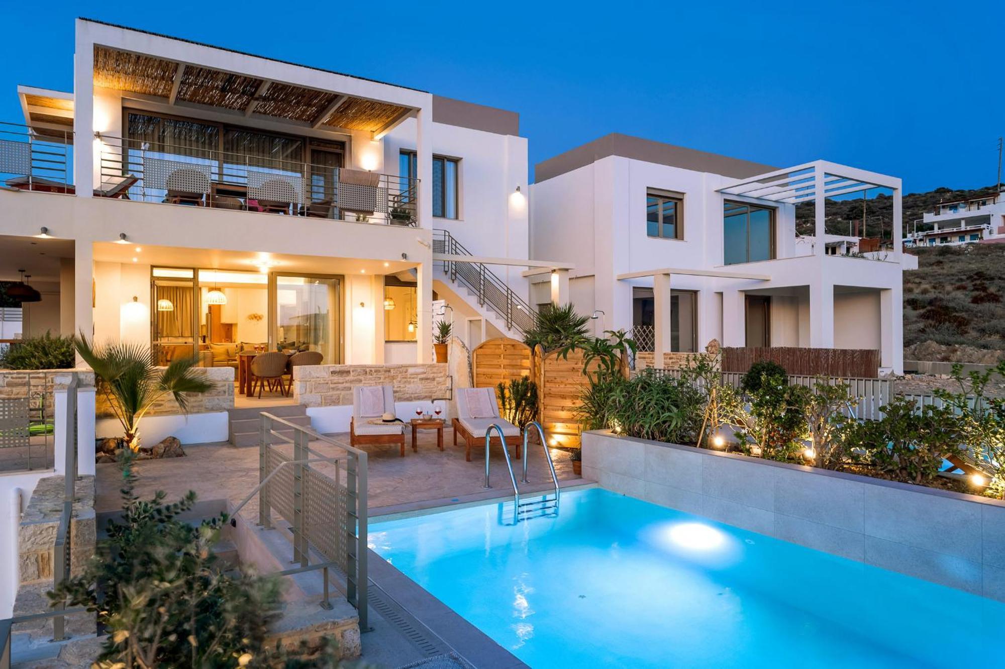 Ammokrinos Luxury Homes,150M From The Beach Kalamáki Kültér fotó
