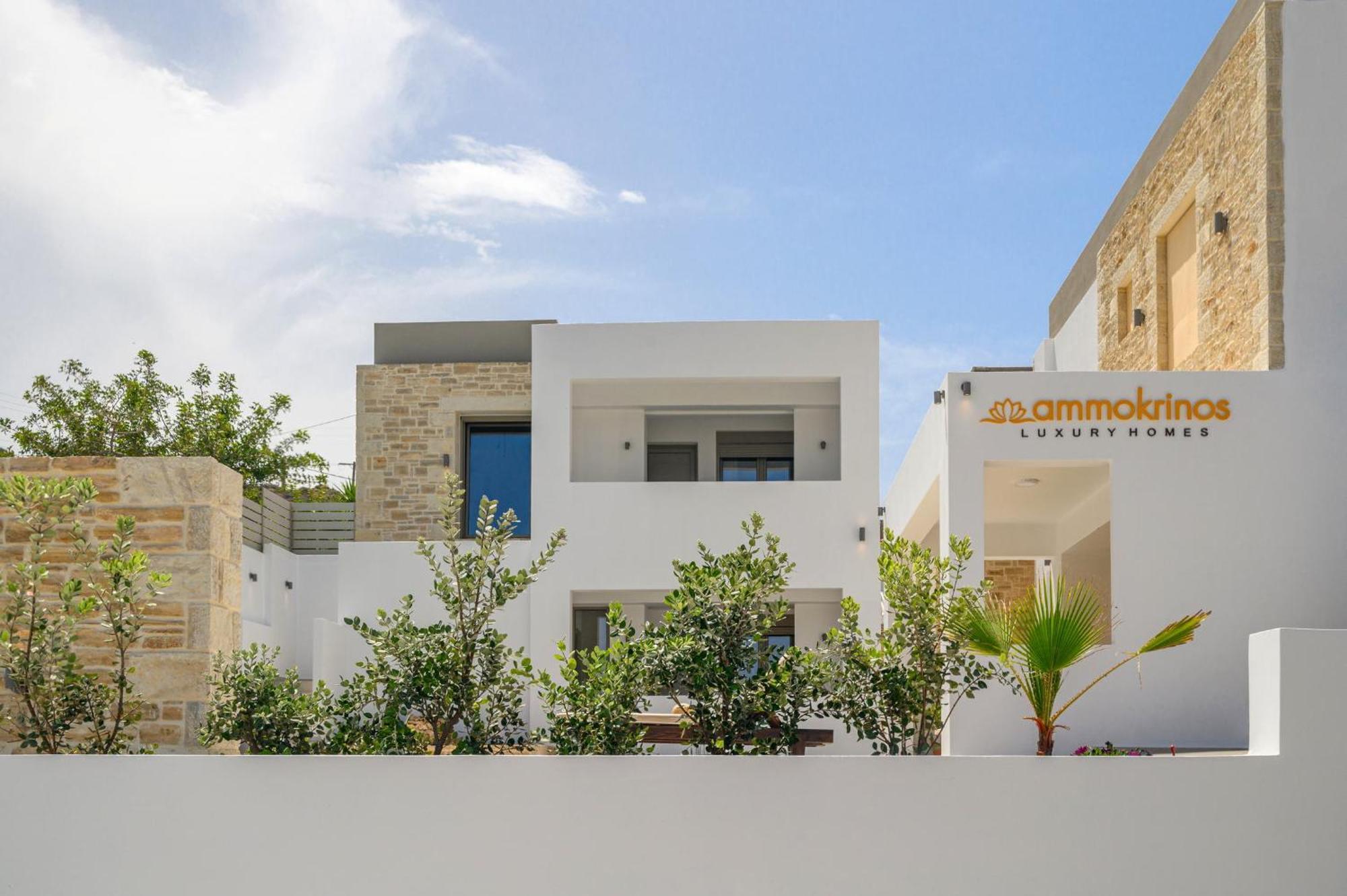 Ammokrinos Luxury Homes,150M From The Beach Kalamáki Kültér fotó