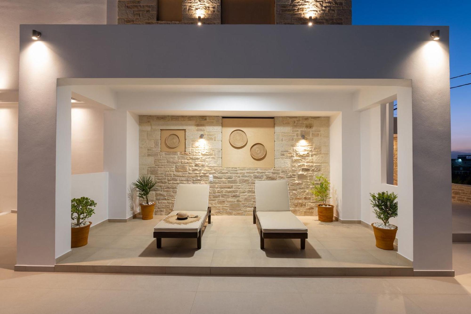 Ammokrinos Luxury Homes,150M From The Beach Kalamáki Kültér fotó