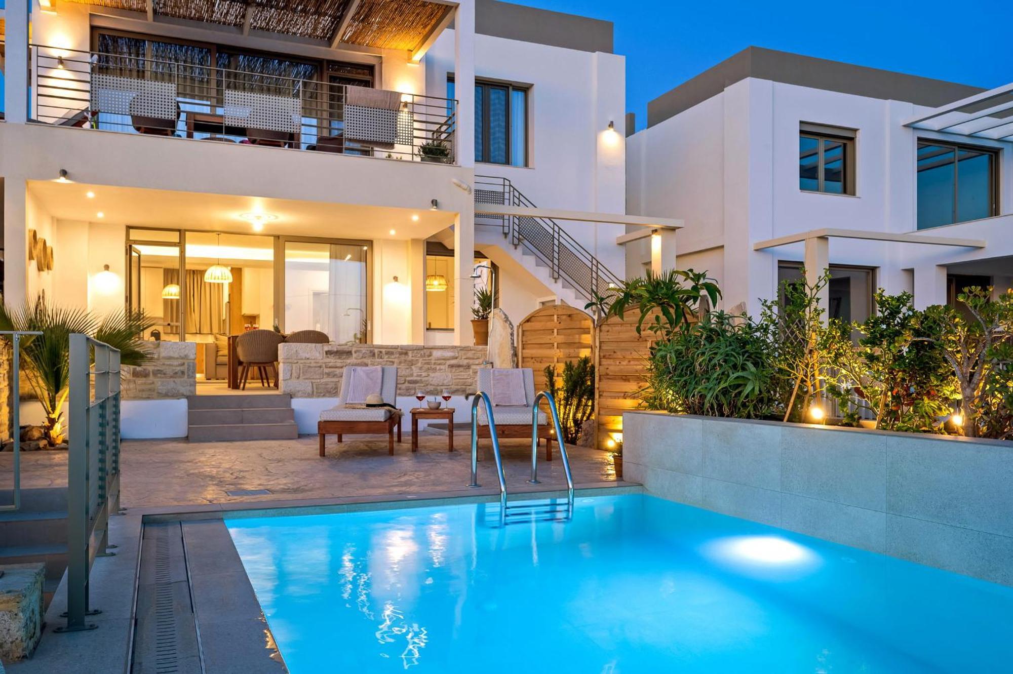 Ammokrinos Luxury Homes,150M From The Beach Kalamáki Kültér fotó