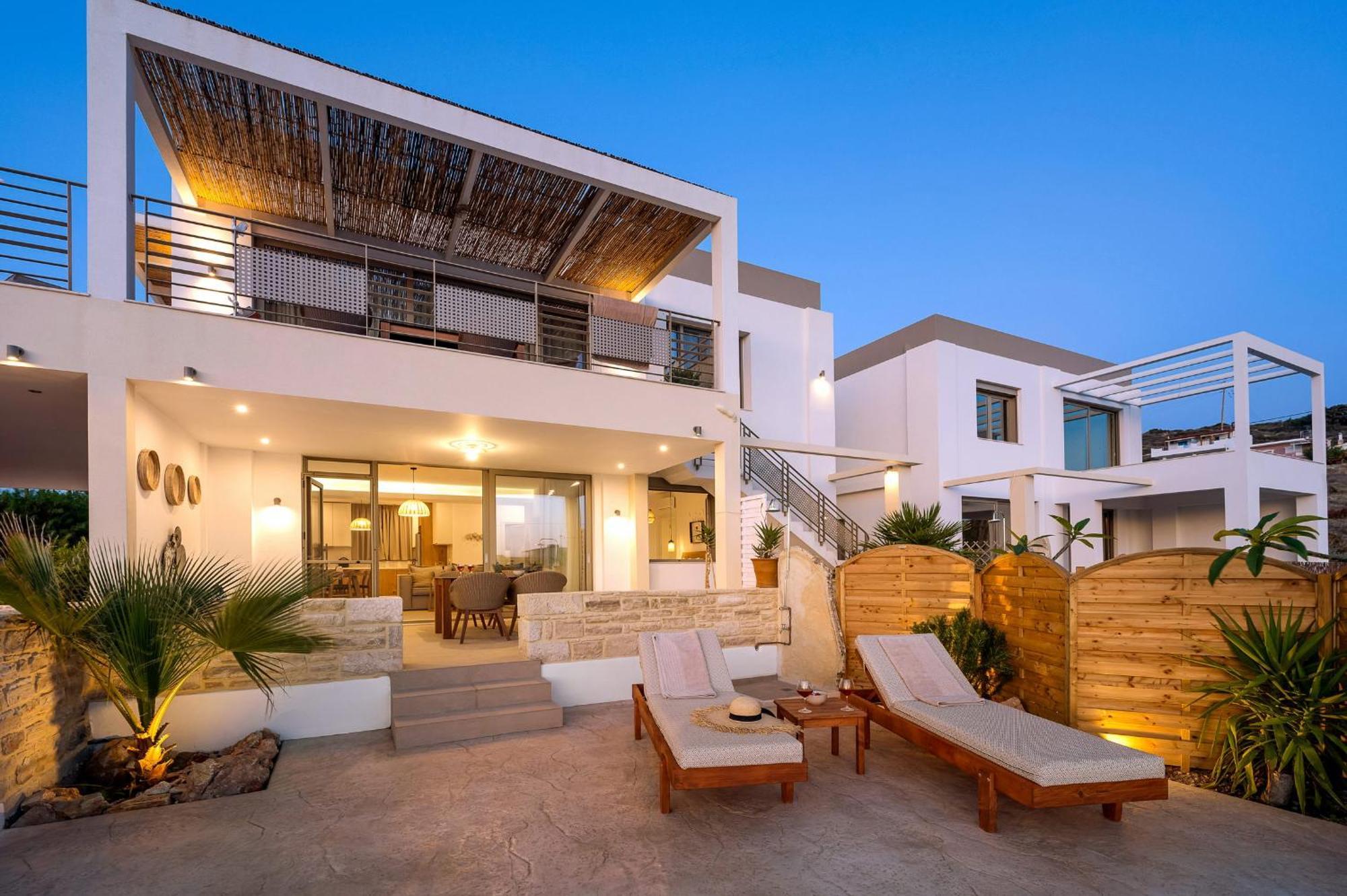 Ammokrinos Luxury Homes,150M From The Beach Kalamáki Kültér fotó