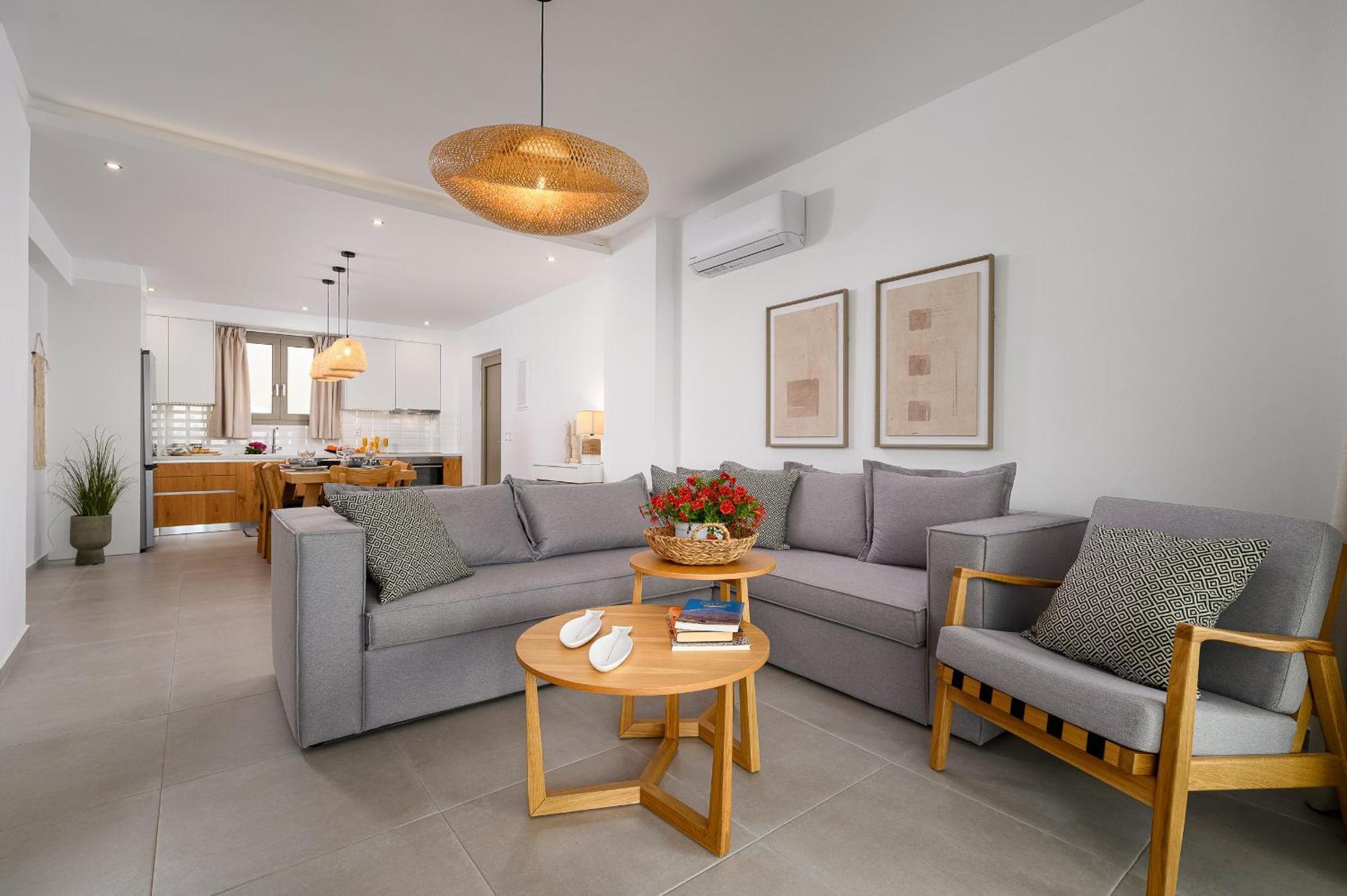 Ammokrinos Luxury Homes,150M From The Beach Kalamáki Kültér fotó