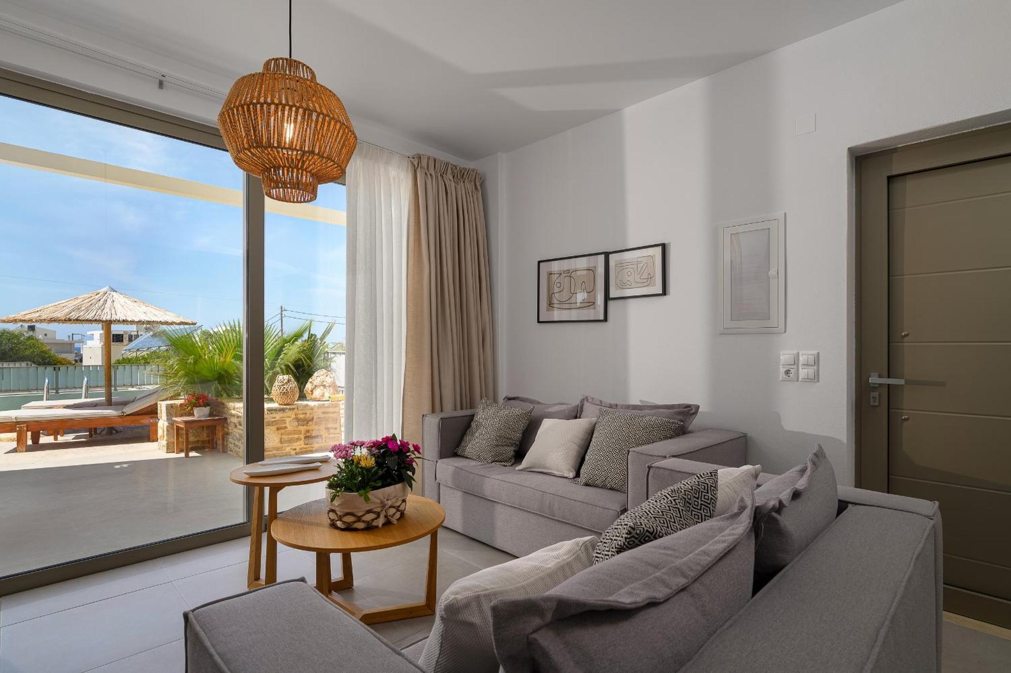 Ammokrinos Luxury Homes,150M From The Beach Kalamáki Kültér fotó