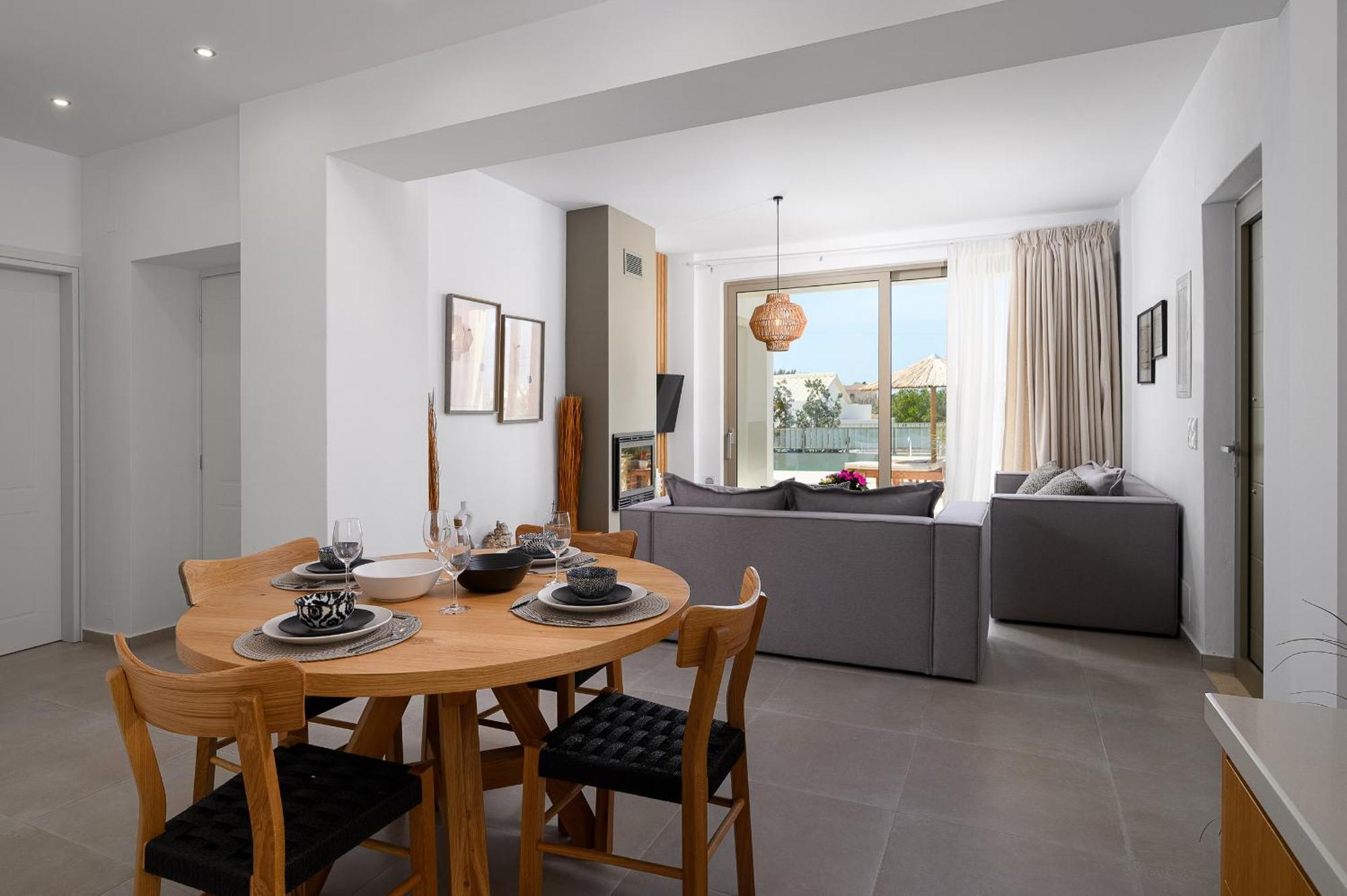 Ammokrinos Luxury Homes,150M From The Beach Kalamáki Kültér fotó