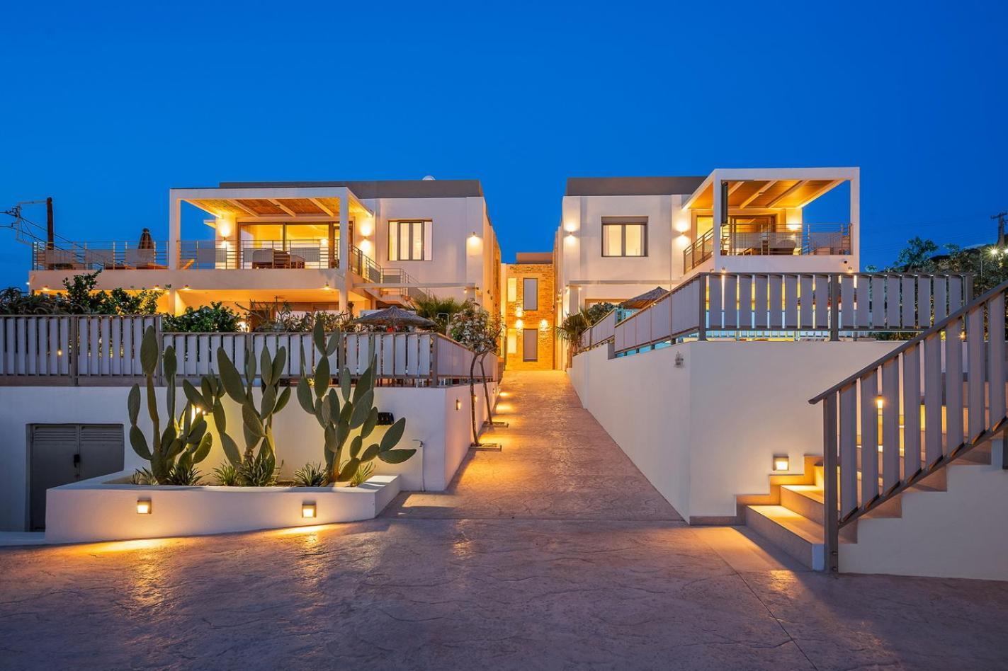 Ammokrinos Luxury Homes,150M From The Beach Kalamáki Kültér fotó